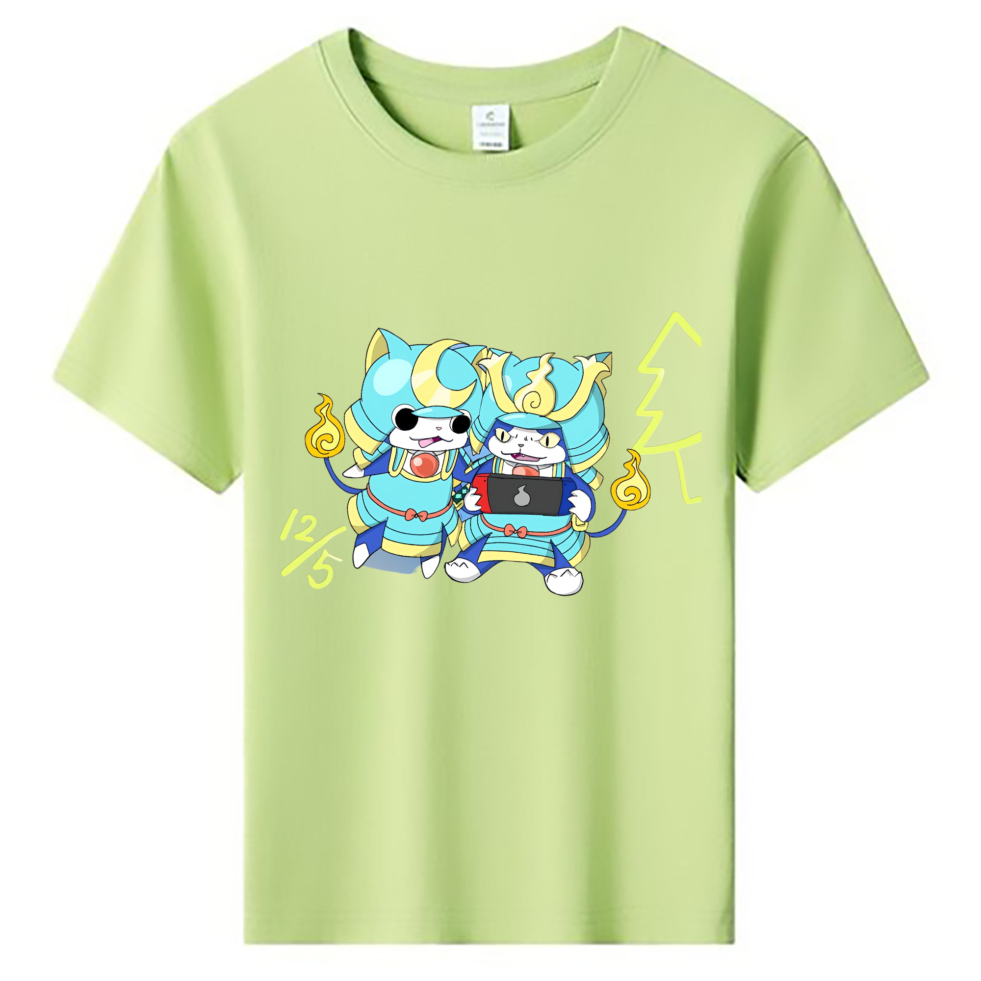 （画像用） 妖怪ウォッチ Yo-kai Watch 綿100％キッズTシャツ（フロントプリント）
